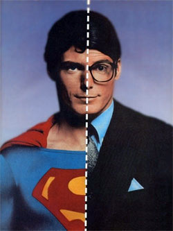 Clark Kent and Superman
